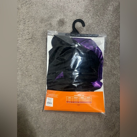 Hyde & Eek! Kids MIDNIGHT BAT Black Purple Size L - Picture 3 of 4